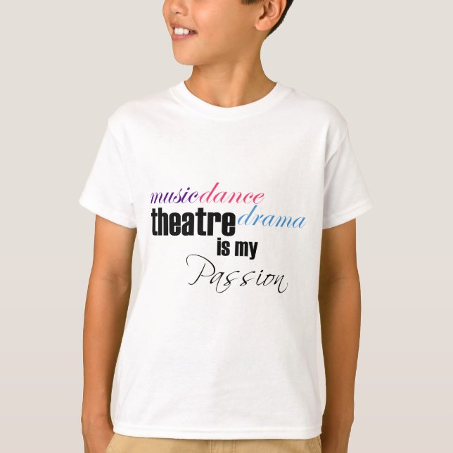 Camiseta Paixão do teatro (Frente)