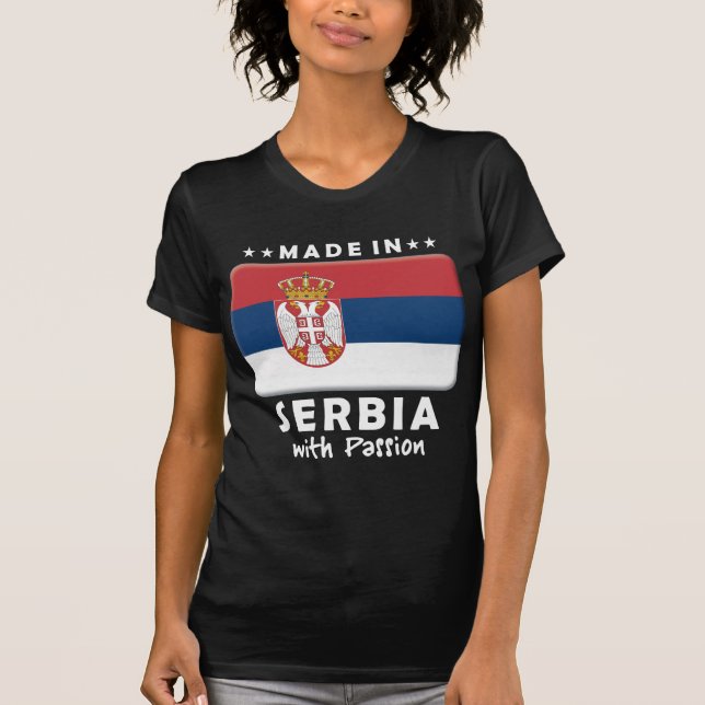 Camiseta Paixão W de Serbia (Frente)