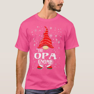 Camiseta Paja de Natal do Grupo Familiar do Opa Gnome Match