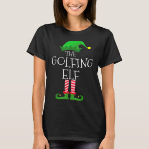 Camiseta Pajama da Festa de Natal da Família do Golfing Elf