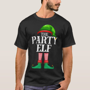 Camiseta Pajama de Natal da Família do Partido Elf Matchin
