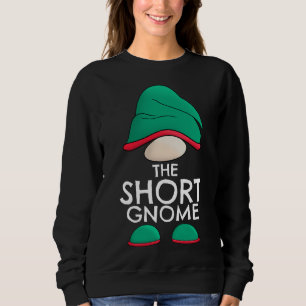 Camiseta Pajama Outfi de Natal Familiar Curto Gnomo Corresp