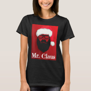 Camiseta Pajamas Mens Sr. E Sra. Claus Casais Correspondend