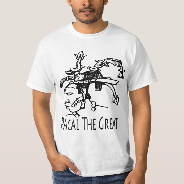 Camiseta Pakal ou Pacal - rei maia (Frente)