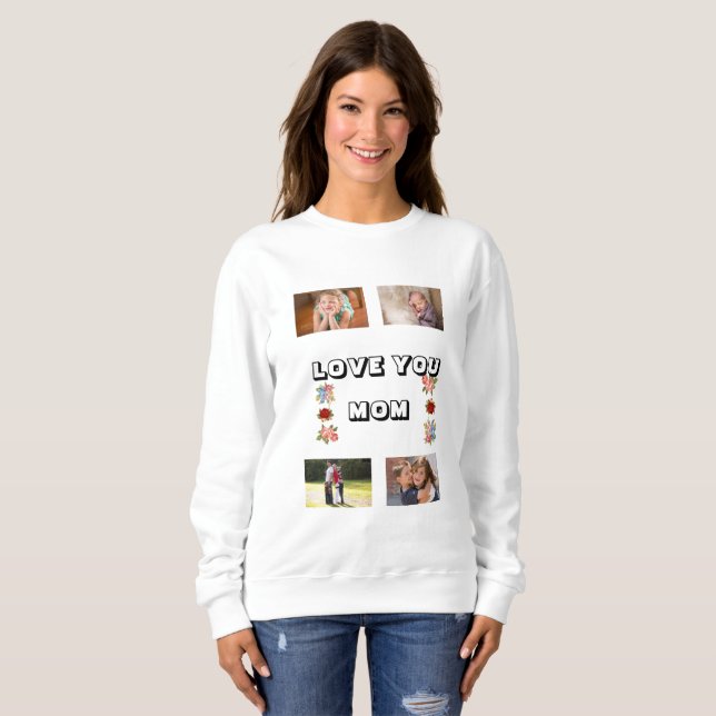 Camiseta Pakenham Modern  Amor Mamãe rosas (Frente Completa)