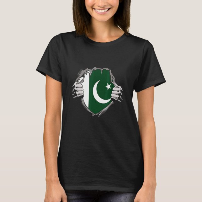 Camiseta Pakistan flag (Frente)