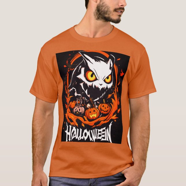 Camiseta "Paklmton" Terror Naranja (Frente)