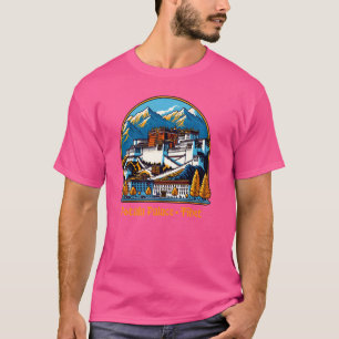 Camiseta Palácio de Potala Tibete Lhasa Budista