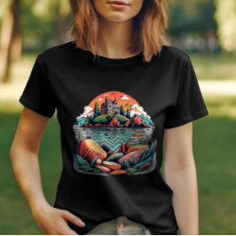 Camiseta Palácio perto do rio