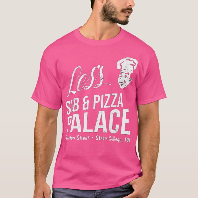 Camiseta Palácio Sub & Pizza de Les - State College, PA-Fot (Frente)