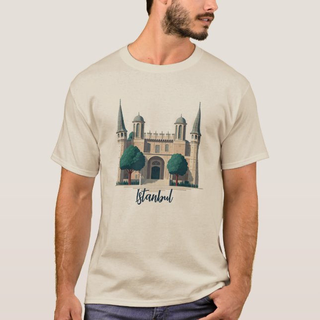 Camiseta Palácio Topkapi de Istambul (Frente)