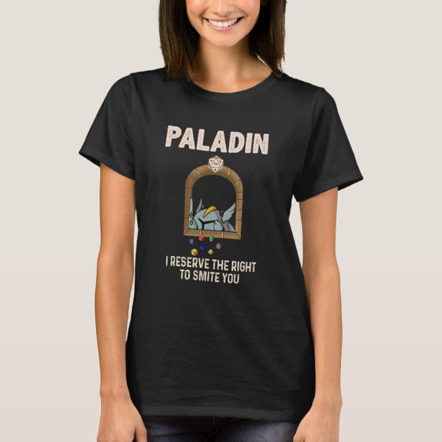 Camiseta Paladino, reservo-me o direito de te esmagar (Frente)