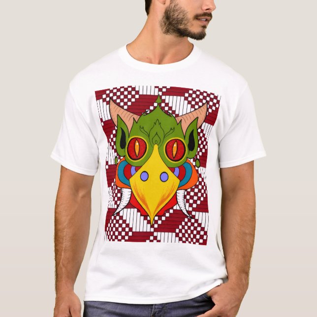 Camiseta Palatial de pop Art (Frente)