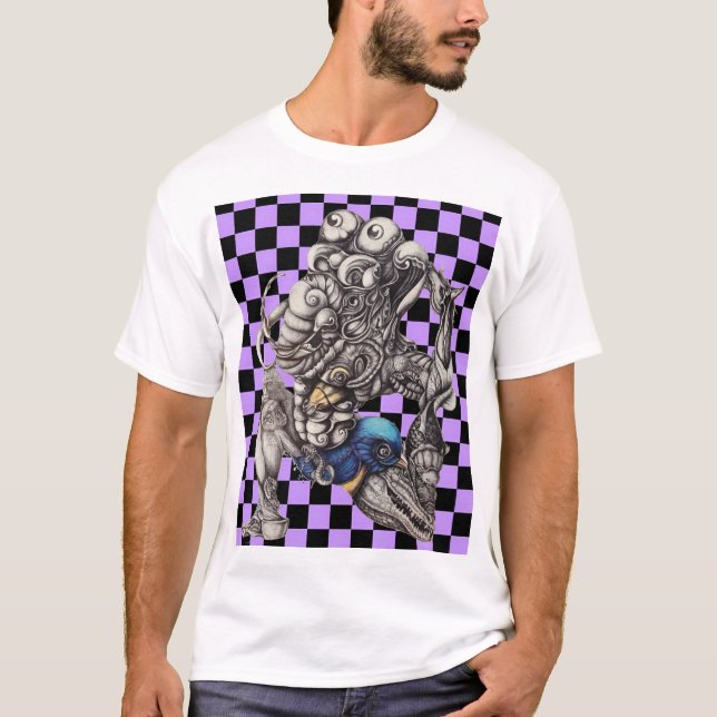 Camiseta Palatial de pop Art (Frente)