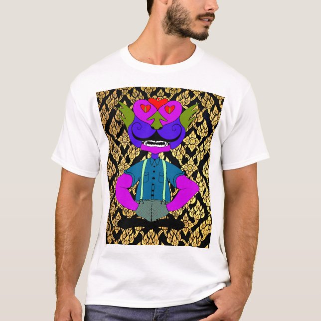 Camiseta Palatial de pop Art (Frente)