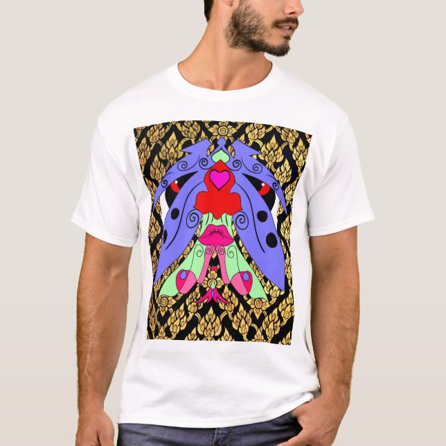 Camiseta Palatial de pop Art (Frente)