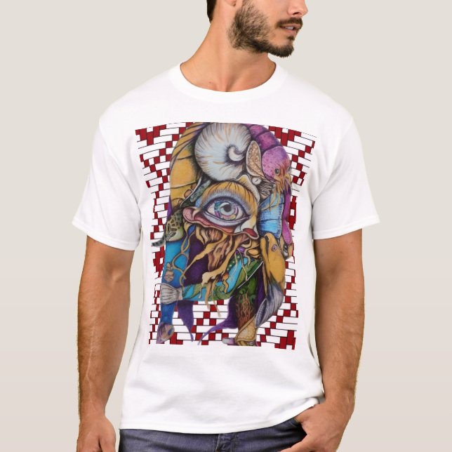 Camiseta Palatial de pop Art (Frente)