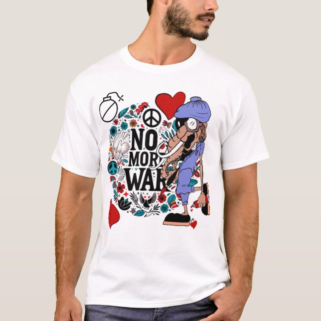Camiseta Palatial de pop Art (Frente)