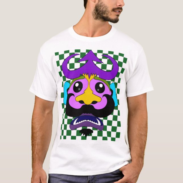 Camiseta Palatial de pop Art (Frente)