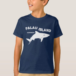 Camiseta Palau Island Scuba Mergulhando Com Tubarões
