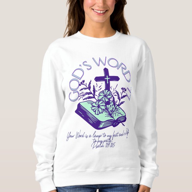 Camiseta Palavra de Deus 77 Salmo Escritura (Frente)