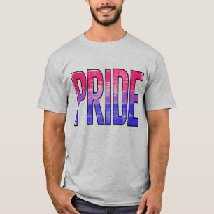 Camiseta Palavra de Orgulho Bissexual