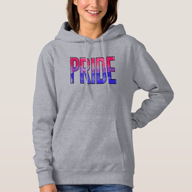 Camiseta Palavra de Orgulho Bissexual (Frente)