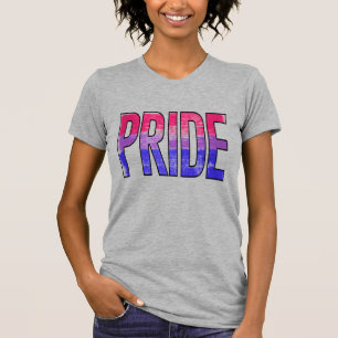 Camiseta Palavra de Orgulho Bissexual
