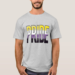 Camiseta Palavra de Orgulho Não-Binário