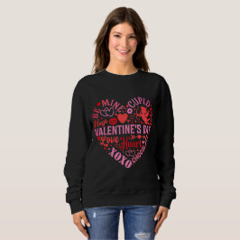 Camiseta Palavra do Coração do dia de os namorados