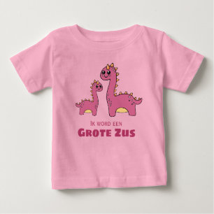Camiseta Palavra Ik een grote zus
