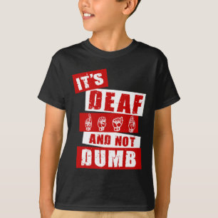 Camiseta Palavra-Mão de Sensibilização de Deficientes Audit