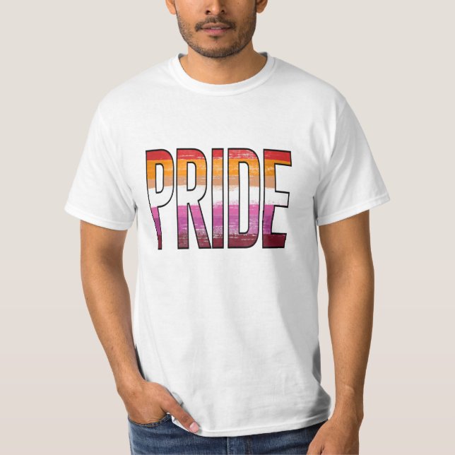 Camiseta Palavra Orgulho Lésbico (Frente)