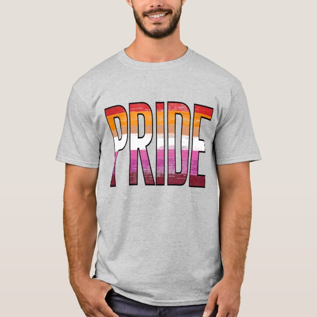 Camiseta Palavra Orgulho Lésbico (Frente)