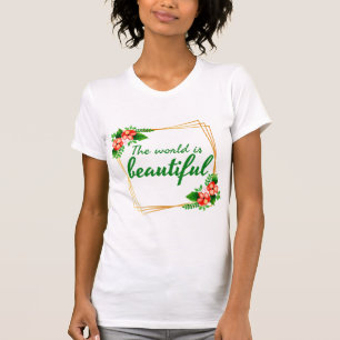 Camiseta palavras agradecidas às pessoas que sonham
