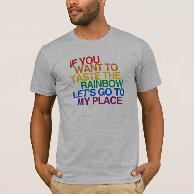 CAMISETA PALAVRAS ARCO-ÍRIS (Frente)