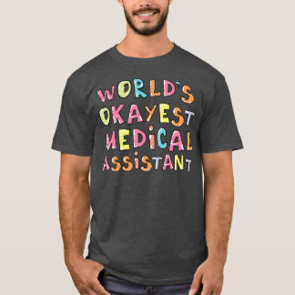Camiseta Palavras: Assistente médico mais dotado Ideia