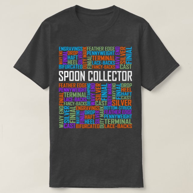 Camiseta Palavras Coletor de Spoon (Frente do Design)