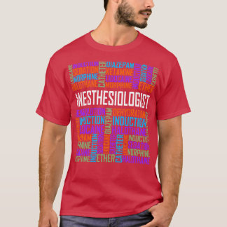 Camiseta Palavras De Anestesiologista
