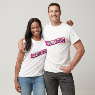 Camiseta Palavras de dia de as mães "Gorgeous"