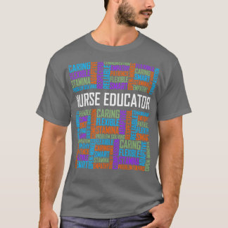 Camiseta Palavras de Educadora de Enfermagem