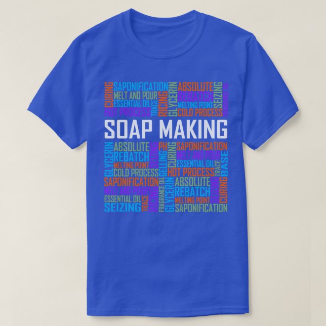 Camiseta Palavras de Fazer de sabão (Frente do Design)