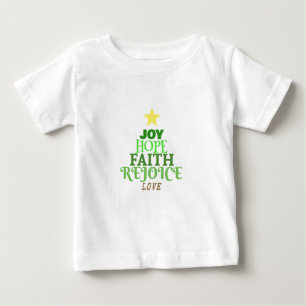 Camiseta Palavras de Natal Árvore de Natal