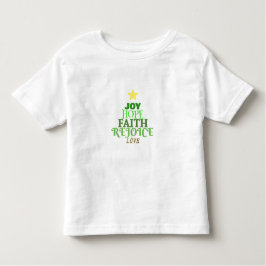 Camiseta Palavras de Natal Árvore de Natal