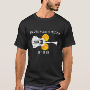 Camiseta Palavras De Sabedoria Que Seja O Lago Guitar Sh