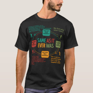 Camiseta Palavras De Uma Vez Num Fluxo Circular De Vida