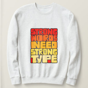 Camiseta Palavras Desenhadas À Mão Palavras Fortes Precisam