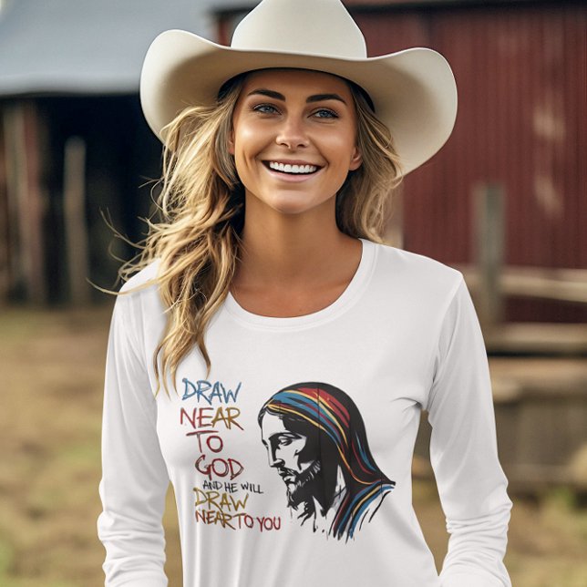 Camiseta Palavras divinas: Jesus inspira (Criador carregado)