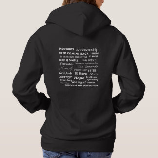 Camiseta Palavras e Slogans de Recuperação de 12 Passos