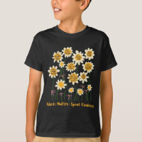 Palavras Falam Gentileza Floral Positivo Inspirado